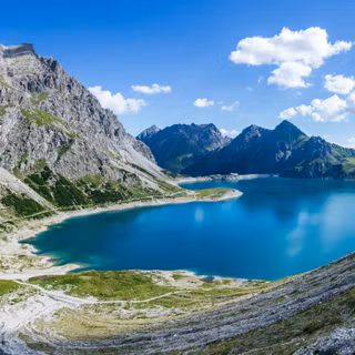 Alpine lake wallpaper