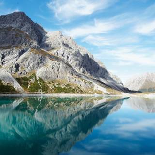 Alpine lake wallpaper