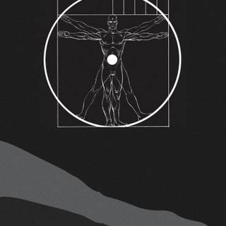 iPhone Vitruvian Man wallpaper