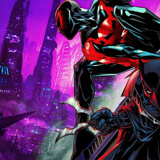 Batman and Spider-Man desktop wallpaper