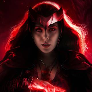 Scarlet Witch desktop 4k wallpaper