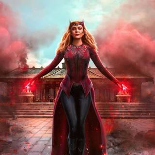 Scarlet Witch desktop 4k wallpaper
