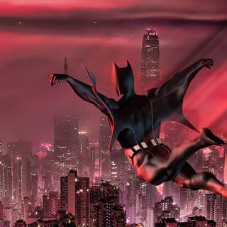 Batman and Spider-Man desktop wallpaper