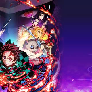 Demon Slayer Kimetsu No Yaiba PS5 wallpaper