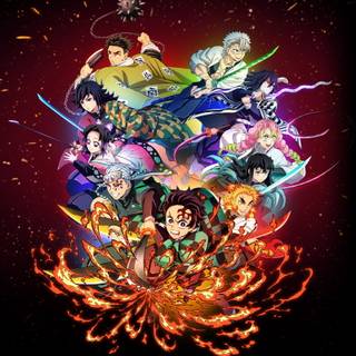 Demon Slayer Kimetsu No Yaiba PS5 wallpaper