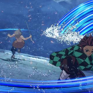 Demon Slayer Kimetsu No Yaiba PS5 wallpaper