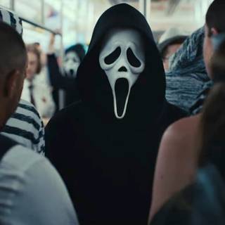 Ghostface Scream PS5 wallpaper