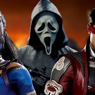 Ghostface Scream PS5 wallpaper