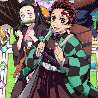 Demon Slayer Kimetsu No Yaiba PS5 wallpaper