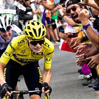 Tadej Pogačar Tour de France 2025 champion wallpaper