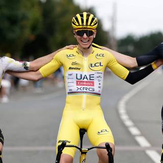 Tadej Pogačar Tour de France 2025 champion wallpaper