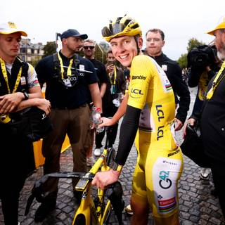 Tadej Pogačar Tour de France 2025 champion wallpaper