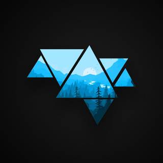 Black minimalist PC wallpaper