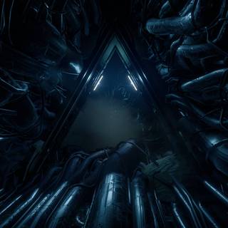 Cyber black wallpaper