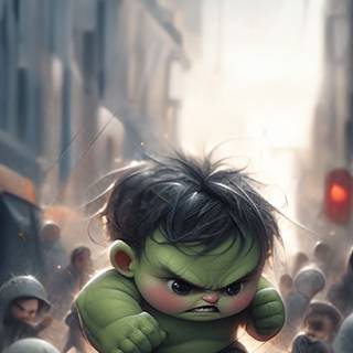 Hulk baby wallpaper