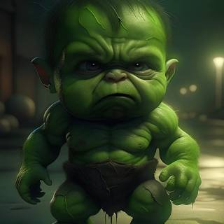Hulk baby wallpaper