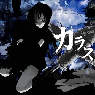 PS5 dark girl anime wallpaper