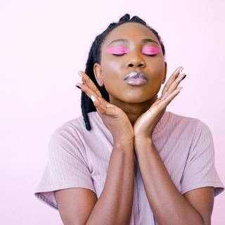 Woman face wallpaper