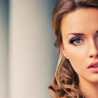 Woman face wallpaper