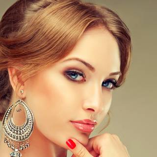 Woman face wallpaper