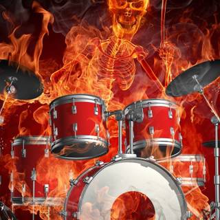 Bass drum wallpaper