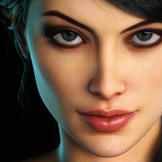 Woman face wallpaper