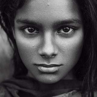 Woman face wallpaper