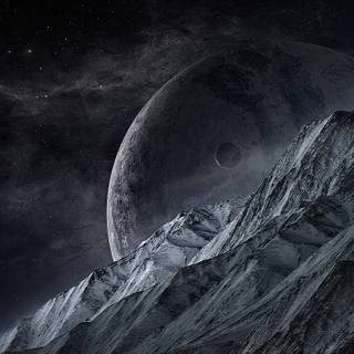 Dark planets wallpaper