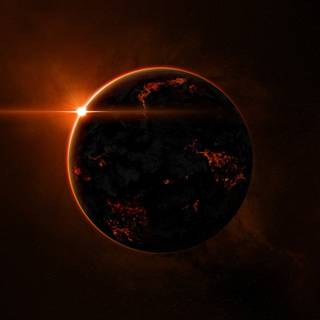 Dark planets wallpaper
