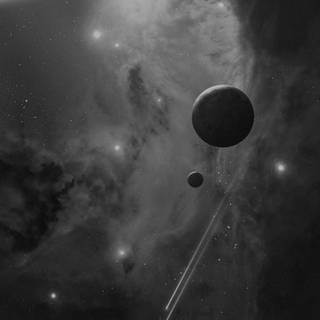 Dark planets wallpaper