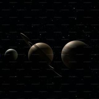 Dark planets wallpaper