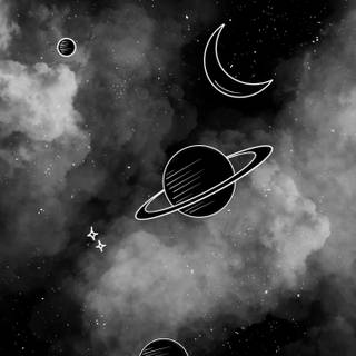 Dark planets wallpaper