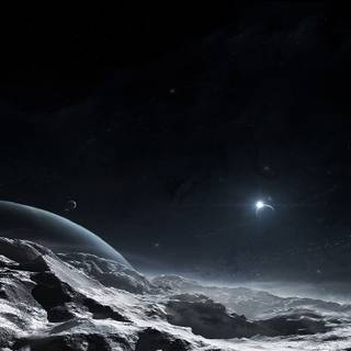 Dark planets wallpaper