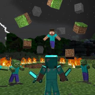 Herobrine PC wallpaper