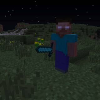 Herobrine PC wallpaper