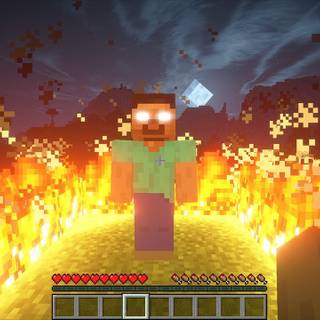 Herobrine PC wallpaper