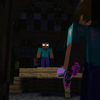 Herobrine PC wallpaper