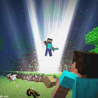 Herobrine PC wallpaper