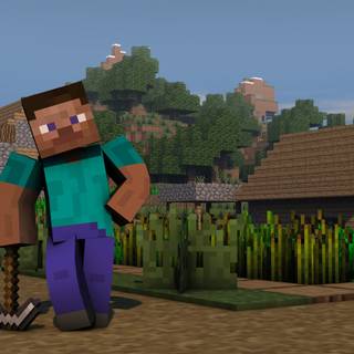 Herobrine PC wallpaper