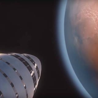 SpaceX Mars wallpaper