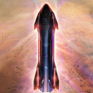 SpaceX Mars wallpaper