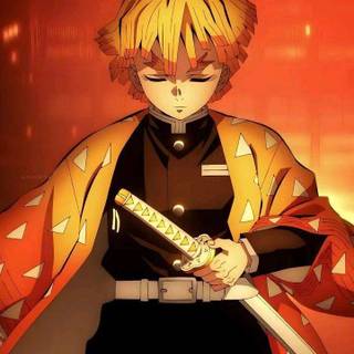 Zenitsu Infinity Castle wallpaper