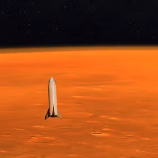 SpaceX Mars wallpaper