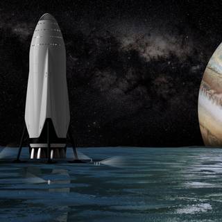 SpaceX Mars wallpaper