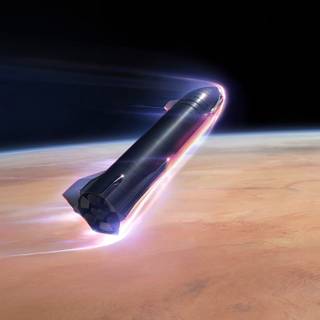 SpaceX Mars wallpaper