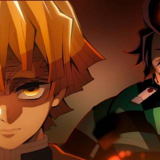 Zenitsu Infinity Castle wallpaper