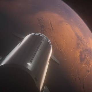SpaceX Mars wallpaper