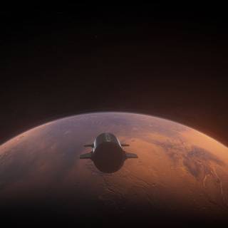 SpaceX Mars wallpaper