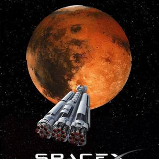 SpaceX Mars wallpaper