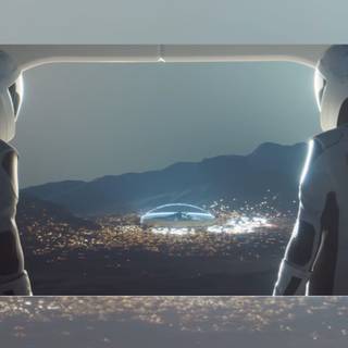 SpaceX Mars wallpaper